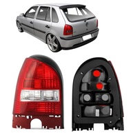 Lanterna Traseira Bicolor LE para Gol G3 (1999-2005) - Aba Preta e Design Moderno - imagem 1