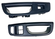 Par Puxador Interno Porta Dianteira Gol Voyage G5 G6 Preto - Acabamento Premium - imagem 1