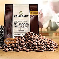 Gotas Chocolate Meio Amargo Callebaut 70,5% Cacau 400g - imagem 3