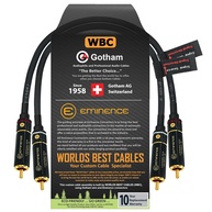 Cabos RCA Gotham GAC-4/1 Star Quad: Som Impecável e Direcional para Audiófilos - imagem 1