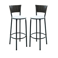 Kit 2 Banquetas Altas Argila para Cozinha e Área Gourmet – Estilo Moderno e Conforto Ergonômico - imagem 1