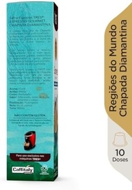 Capsula de Café Espresso Gourmet Chapada Diamantina TRES 3 Corações 10 unid - imagem 3