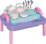 Mesa Gourmet Charmosa - Brinquedo de Faz de Conta para Crianças com Kit Completo - imagem 1