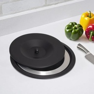 Lixeira de Embutir Inox Gourmet 3L Preta - Elegância e Praticidade para sua Cozinha - imagem 3