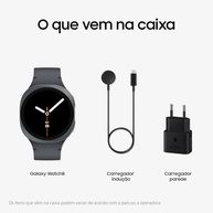 Samsung Galaxy Watch8 Smartwatch 44mm BT Grafite: Seu Aliado Inteligente com Galaxy AI - imagem 4