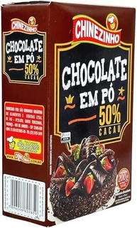 Chinezinho, Chocolate em Pó 50% Cacau, 200 Gramas - imagem 1