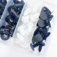 Kit 100 Presilhas Grampo Universal Karbox: Fixação Segura para Parachoque, Parabarro e Painel Automotivo - imagem 4