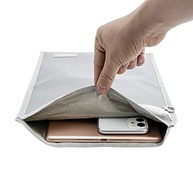 Bolsa Faraday Grande (38x25cm) Antifurto, À Prova de Fogo e Água - Proteção Total para Seus Dispositivos - imagem 3