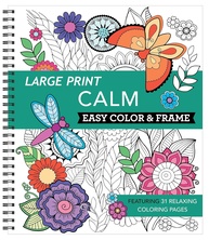 Livro de Colorir Anti-Stress com Impressão Grande: Calma e Criatividade para Adultos - imagem 1
