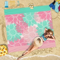 Cobertor de Praia Impermeável 198x203cm - Grande, à Prova de Areia, Multifuncional para Acampamento e Piquenique - imagem 1