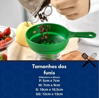 Kit 4 Funis Multiuso: Pequeno, Médio, Grande e Extra Grande para Todas as Tarefas! - imagem 4