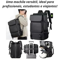 Mochila Masculina Reforçada Grande para Notebook Trabalho Mochila Viagem Executiva Impermeável Unissex - imagem 3
