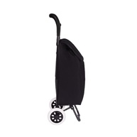 Mor Carrinho de Compras Bag To Go Preto - Resistente até 30kg com Rodas Grandes - imagem 5