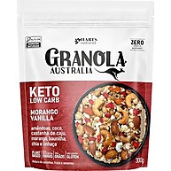 Granola Keto Morango Baunilha Harts Natural 300g - imagem 5