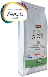 BioGiori Café Robusta Especial Orgânico e Biodinâmico em Grãos 500g - imagem 3