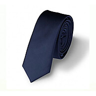 Gravata Slim Azul Marinho: Elegância e Sofisticação - imagem 1