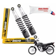 Combo Amortecedor Traseiro Rhino + Graxa para Honda CG Titan Fan 125 (2000-2008) - imagem 1