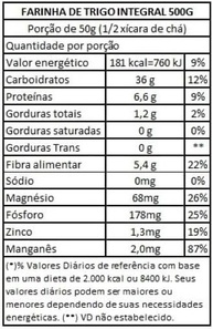 Grings Farinha Trigo Integral 500G - imagem 2