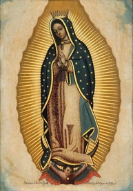 Nossa Senhora de Guadalupe - Reprodução em Canvas 30x42 - Arte Barroca para Decoração Elegante - imagem 1