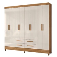 Guarda-Roupa Casal 8 Portas 4 Gavetas Flórida Moval - Design Moderno e Espaçoso - imagem 2