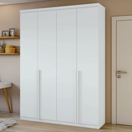 Guarda-Roupa Solteiro 4 Portas 2 Gavetas Alonzo – Design Moderno e Organização Inteligente - imagem 1