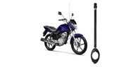 Antena Corta Pipa Retrátil Moto Aço Inox - Segurança Anti-Cerol no Guidão - imagem 3