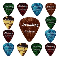 Palhetas Strinberg 0.46mm: Kit com 3 para Violão e Guitarra - imagem 2