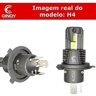 Lâmpada Super LED Mini Cinoy Star H4 6000K: Iluminação Potente e Instalação Fácil - imagem 3