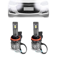 Kit Lâmpadas Ultra LED H8 H9 H11 H16-2 S17 Nano: Iluminação Potente e Moderna 6000K 5500 Lumens - imagem 3