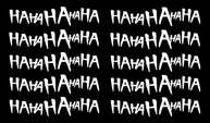 Kit 10 Adesivos Coringa "Hahaha" para Moto, Carro e Capacete - Estilo Único! - imagem 1