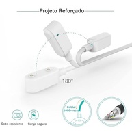 Cabo Carregador Magnético HAOZHI USB para Huawei Band 10/9/8/7/6 e Watch Fit 3/2 - Carregamento Rápido e Seguro - imagem 4