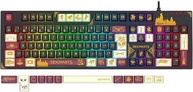 Teclado Mecânico Gamer Redragon Harry Potter Amsa Hogwart’s Special Edition RGB Switch Marrom ABNT2 HP-592 RGB - imagem 1