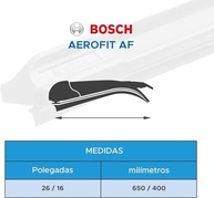 Par de Palhetas Limpador Parabrisa Bosch Aerofit Original Hyundai HB20S (2013-2019) - imagem 3