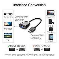 Cabo HDMI para VGA Ugreen – Conexão Simples e Full HD - imagem 2