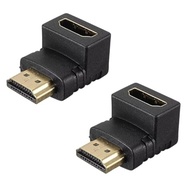Adaptador HDMI 90 Graus L (Kit 2 Unidades) - Conexão Perfeita para 4K Ultra HD - imagem 2