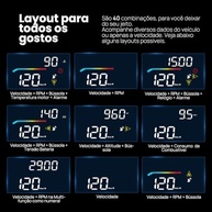 HUD Head Up Display Universal OBD2: Velocímetro Digital e Computador de Bordo Completo - imagem 5