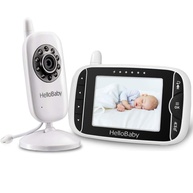 HelloBaby Monitor de Vídeo para Bebê com Visão Noturna, Zoom e Conversação Bidirecional - imagem 1
