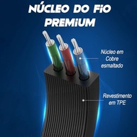 Cabo Auxiliar P2 90° VENTION 5m: Som HIFI Estéreo de Alta Qualidade para Celular, Notebook e Caixa de Som - imagem 5