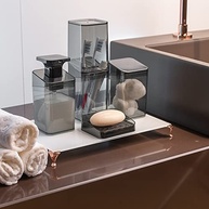 Porta Escova com Tampa Slim Preto - Design Moderno e Higiene Total - imagem 3
