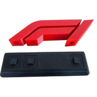 Logotipo Decorativo F1 Hiper 3D - Paixão por Velocidade em Vermelho e Preto - imagem 1