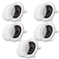 Áudio Acústico CS-IC63: Transforme Seu Home Theater com 5 Alto-Falantes de Teto 6.5" 1500W - imagem 2
