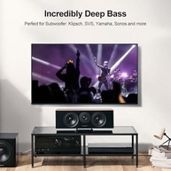 Cabo Subwoofer FEMORO 3m: Graves Profundos e Áudio Imersivo para seu Home Theater - imagem 3