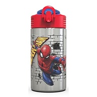 Garrafa de Água Homem-Aranha Marvel - 440ml com Tampa de Ação e Alça Integrada - imagem 5