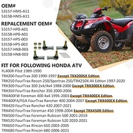 Kit Extremidade Haste Direção Honda FourTrax/Rancher/Rubicon/Rincon/Foreman TRX - Peças de Reposição Premium - imagem 3