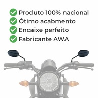 Retrovisor Mini Esportivo para Honda Titan 125/150 (2014-2016) - Par - imagem 4