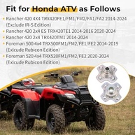 Kit Cubo Roda Traseira Esquerda/Direita Honda Rancher 420/500/520 2014-2024 - M MATI - imagem 3