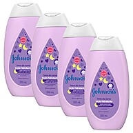 Hora do Sono: Kit 4 Hidratantes Johnson's Baby 200ml - imagem 1