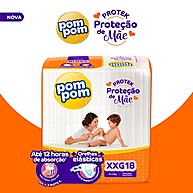 Fralda Pom Pom Protek Jumbo XXG: Conforto e Proteção por 12 Horas - imagem 2