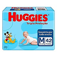 Huggies Tripla Proteção M: Noites Secas e Bebê Feliz! - imagem 1