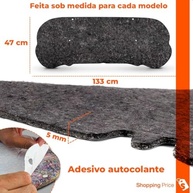 Manta Acústica e Térmica Premium para Capô Hyundai Creta 2022-2024 - Proteção e Conforto com Presilhas Grud - imagem 3